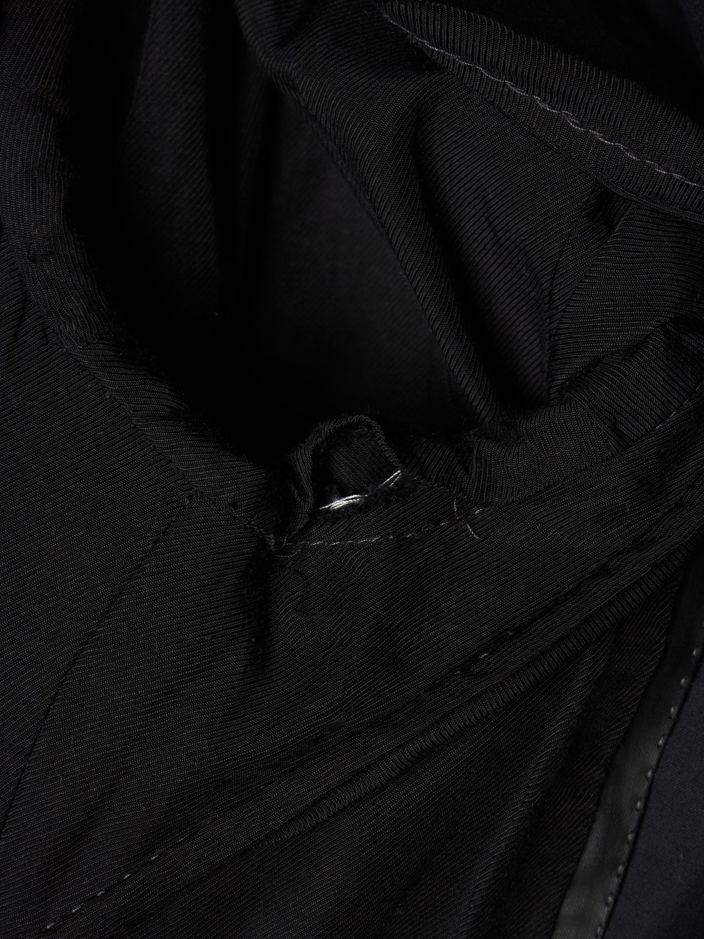 NICOLAS ANDREAS TARALIS SS13 Collarless Waxed Cotton Long Blazer Jacket