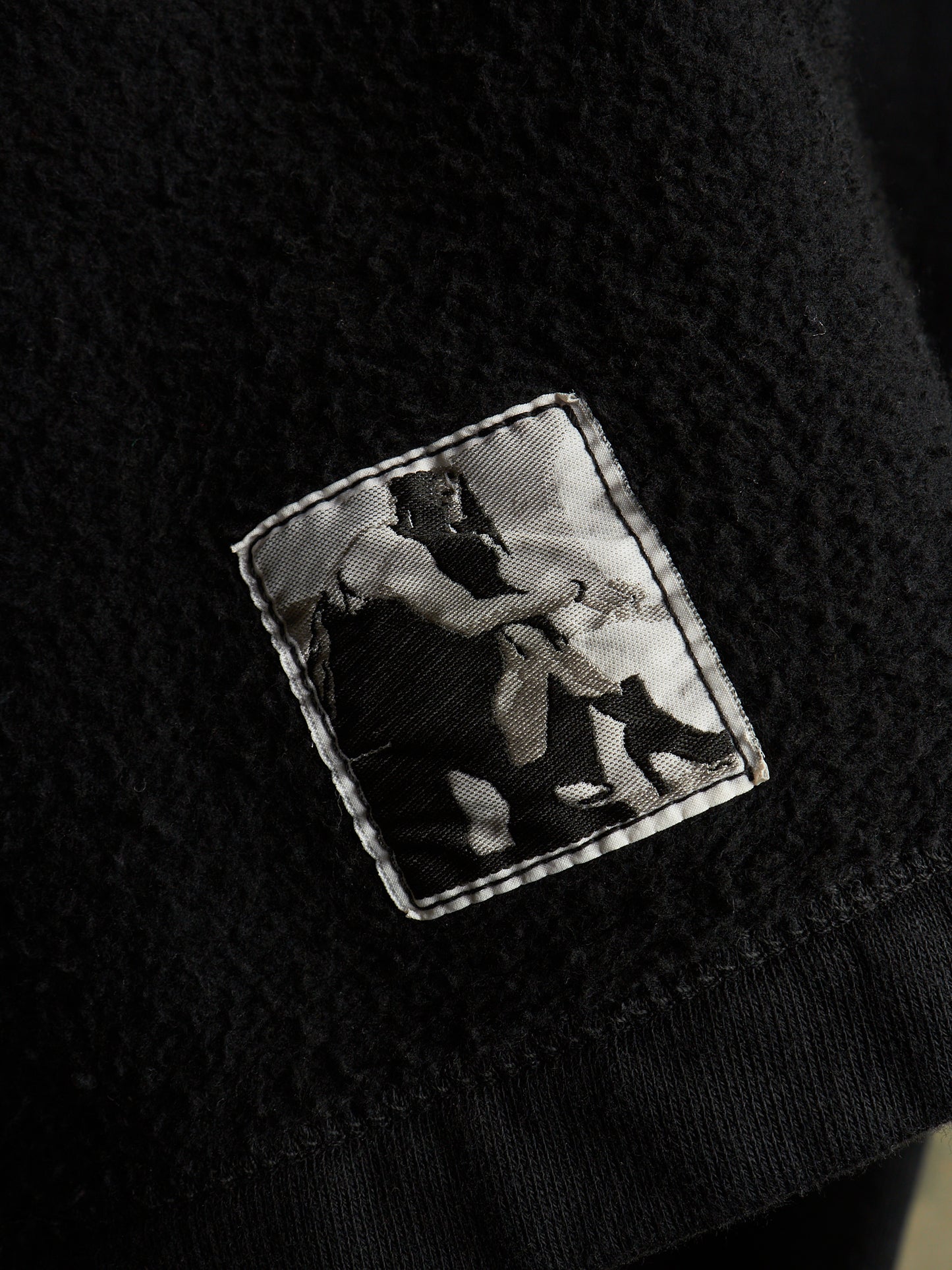 Rick Owens DRKSHDW AW11 "LIMO" Black Druid Cotton Fleece Oversized Hoodie