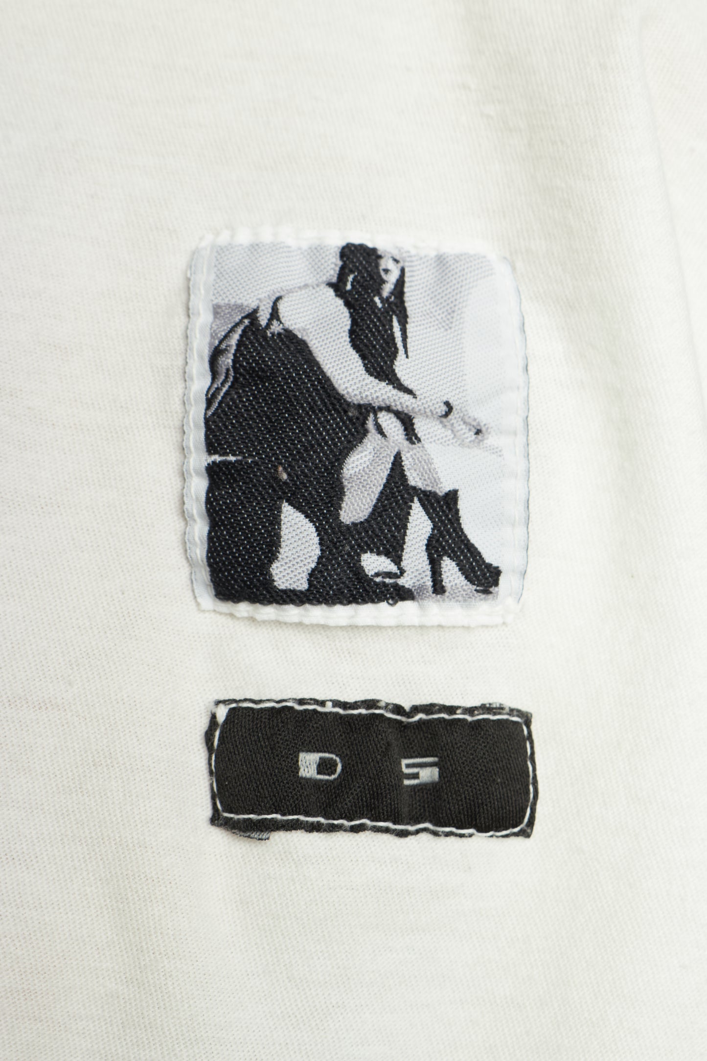 Rick Owens DRKSHDW 00s White Longline T-shirt