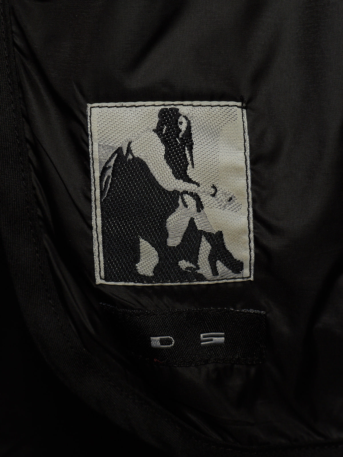 Rick Owens DRKSHDW SS15 "FAUN" Black Nylon Asymmetric Tactical Cargo Vest