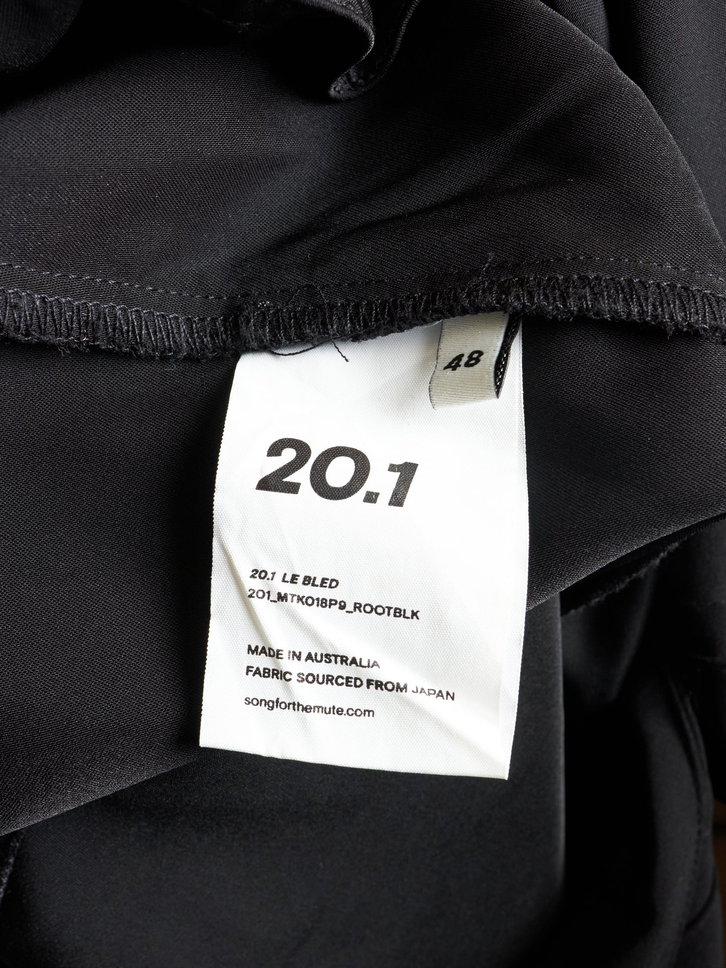 SONG FOR THE MUTE SS20 "20.1 LE BLED" Graphic Patch Oversized Chore Jacket