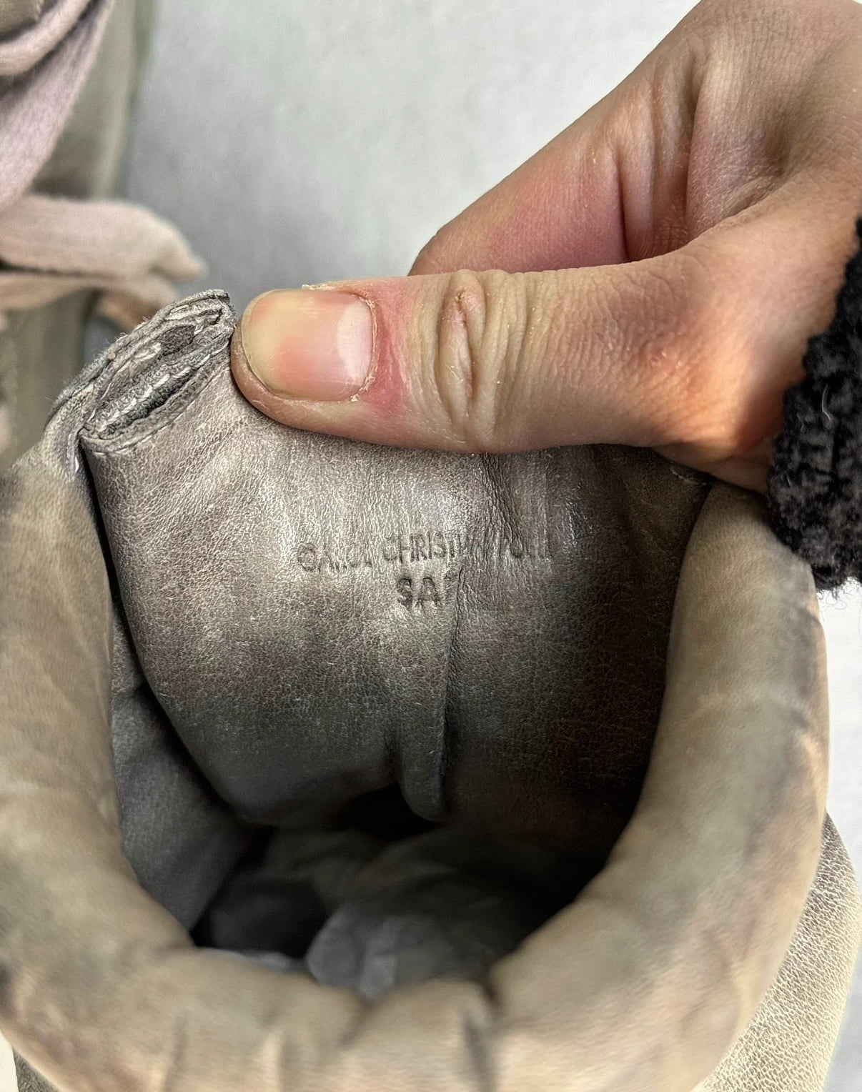 Carol Christian Poell 'AM/2524 ROOMS-PTC/33' Kangaroo Leather Drip Sneakers