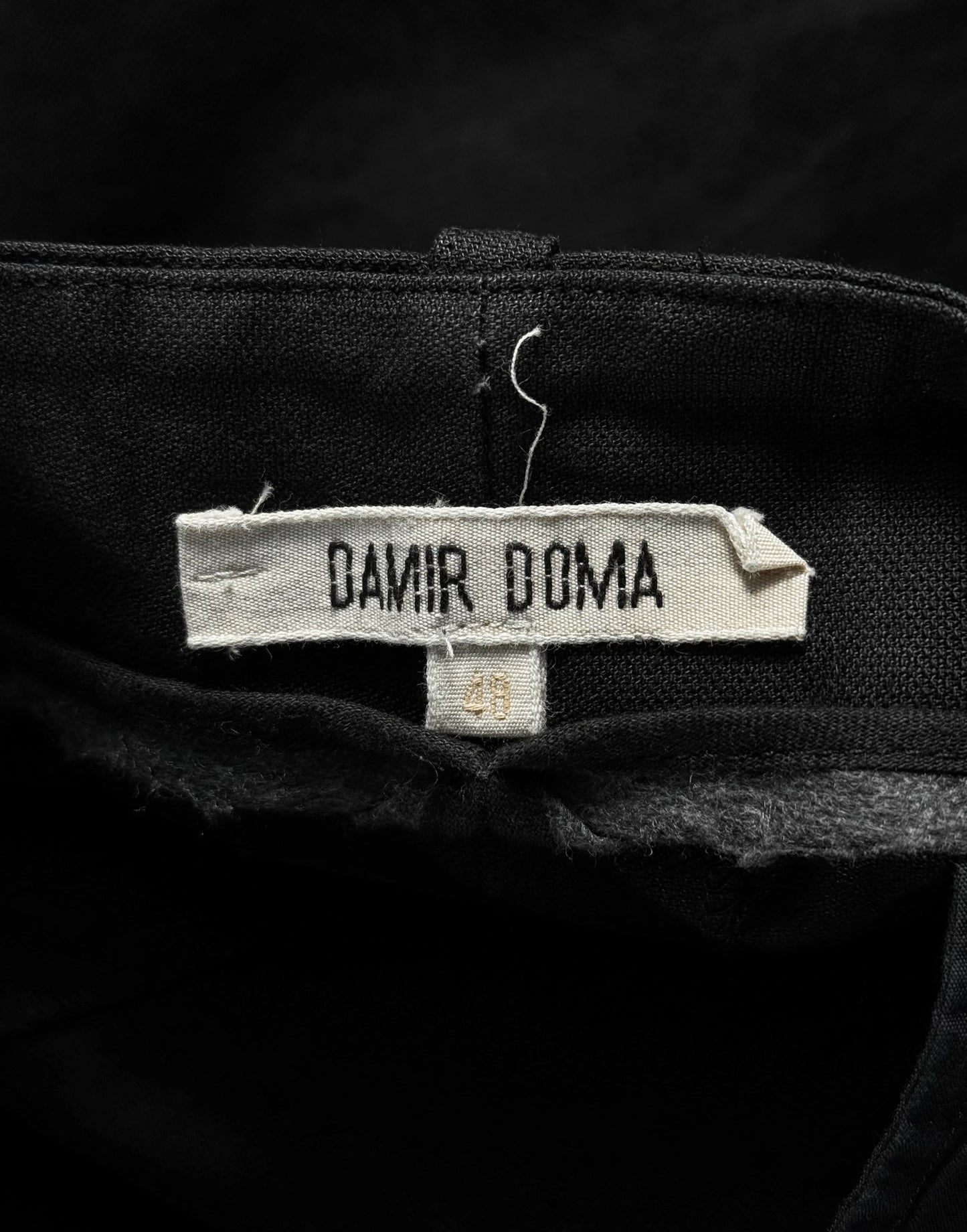 DAMIR DOMA SS09 Double Pleated Drop-crotch Shorts