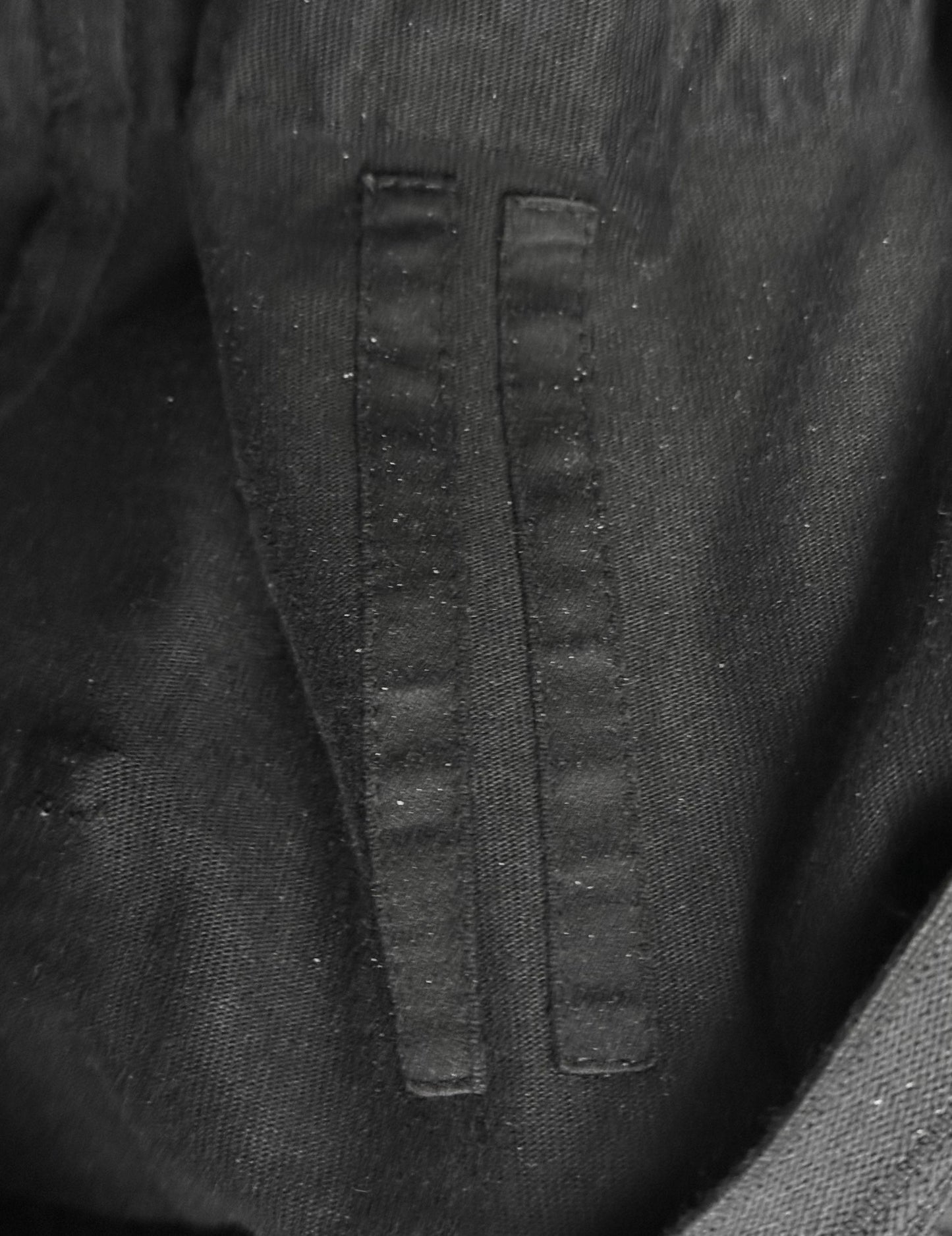 Rick Owens DRKSHDW SS08 "CREATCH" OG Drop-crotch Cargo Pants detail | DRIEW GARMENTS