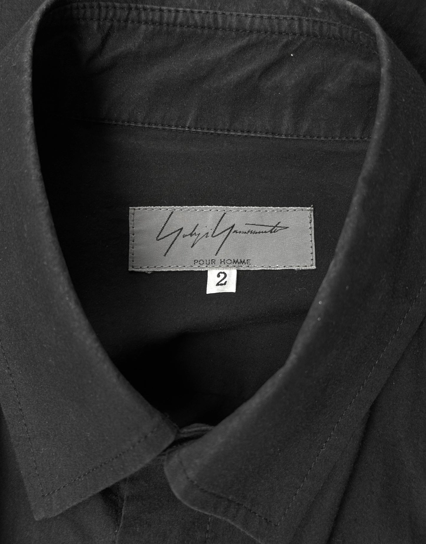 Yohji Yamamoto Pour Homme AW16 Double Layer Moleskin Shirt