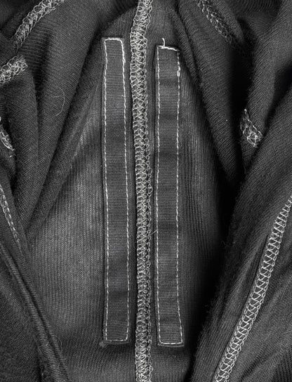 Rick Owens AW22 “STROBE” Dyed Sheer Cotton Hooded Long-sleeves