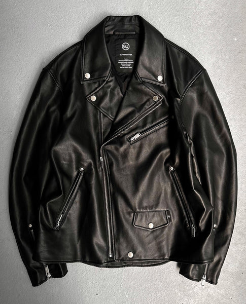 ジャケット・アウター archive undercover uism leather jacket 2 UNDERCOVER Double Zip Biker Jacket | Hypebeast