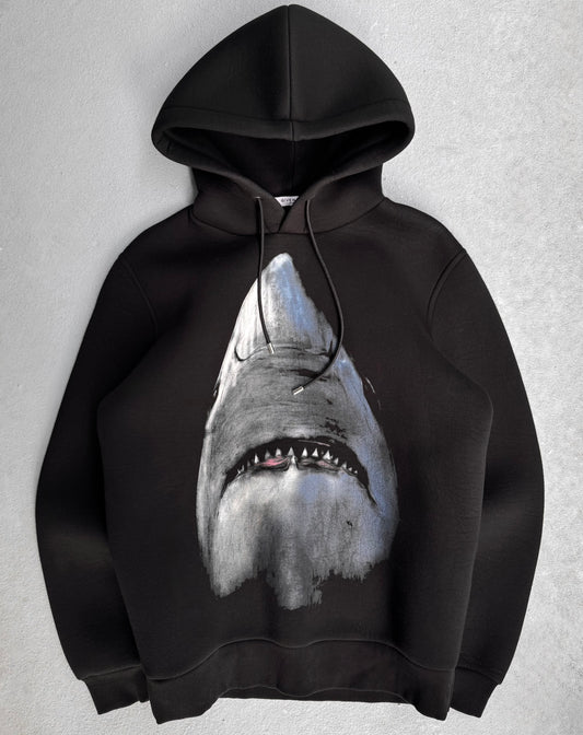 GIVENCHY by Ricardo Tisci AW12 “White Shark” Neoprene Graphic Hoodie