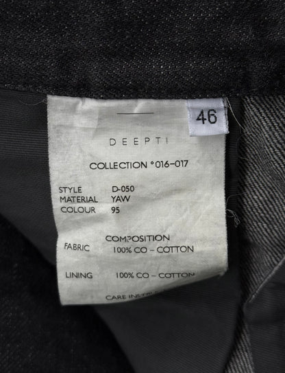 DEEPTI Collection °016-017 ‘D-050 YAW-95’ Closed Crash Seam Low Cut Denim