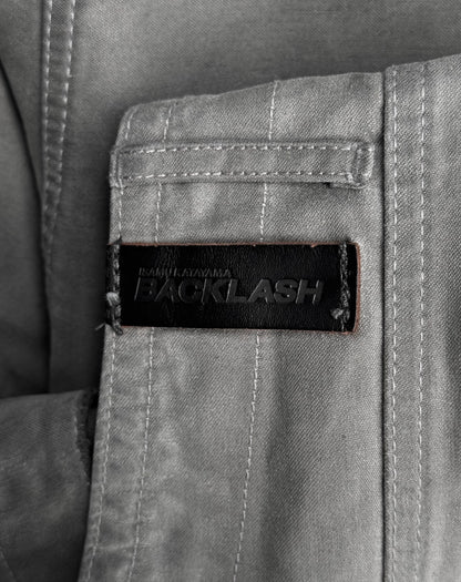 Isamu Katayama “BACKLASH” SS12 ‘Chinocross’ Dirty Mud Wash Bootcut Pants