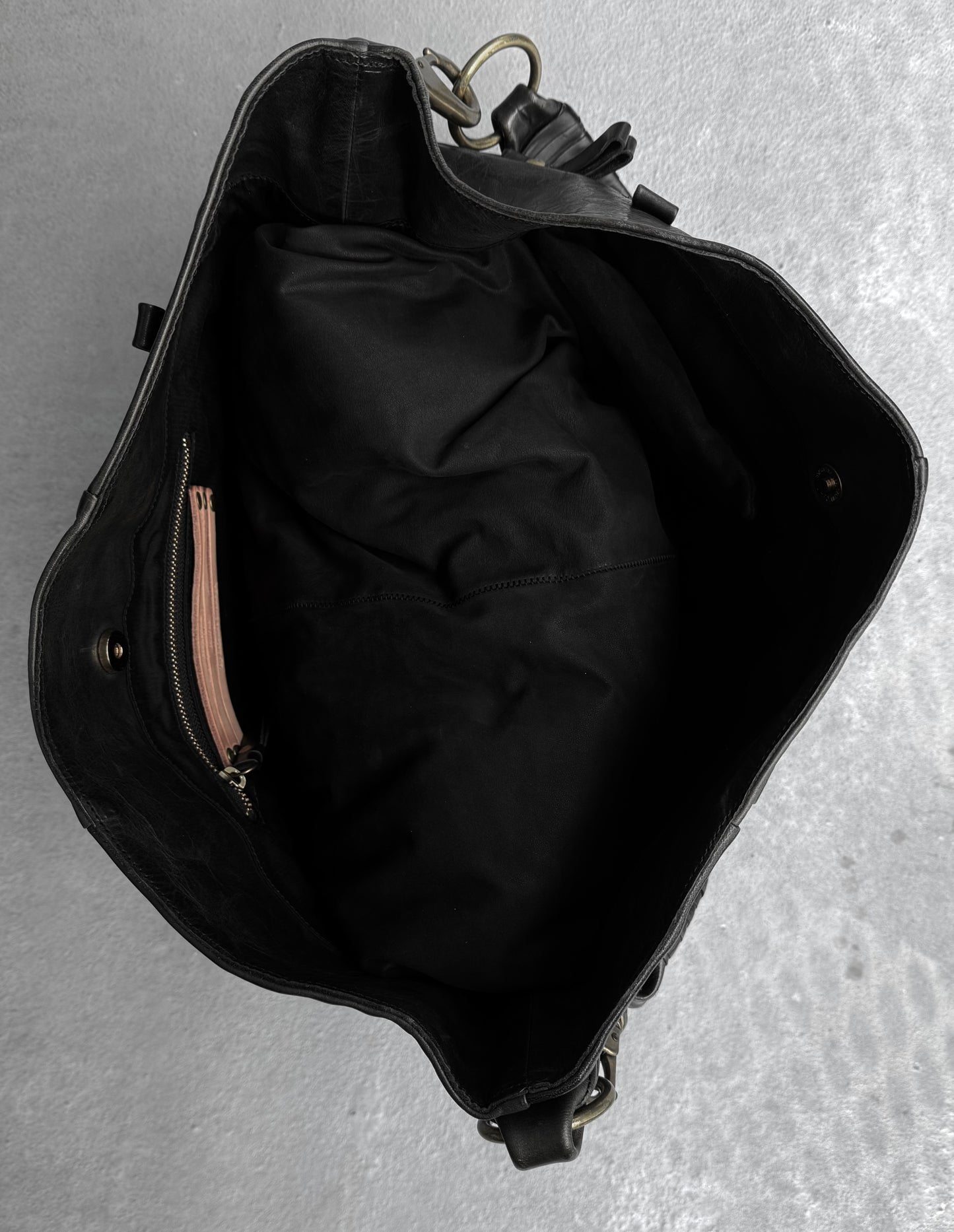 cornelian taurus by daisuke iwanaga ‘Combo Handle’ Leather Shoulder Tote Bag