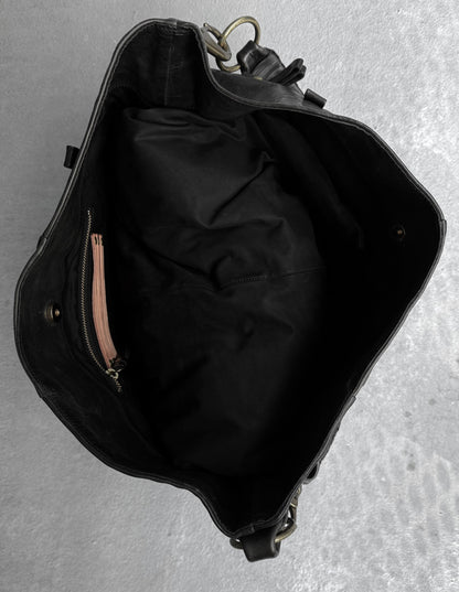 cornelian taurus by daisuke iwanaga ‘Combo Handle’ Leather Shoulder Tote Bag