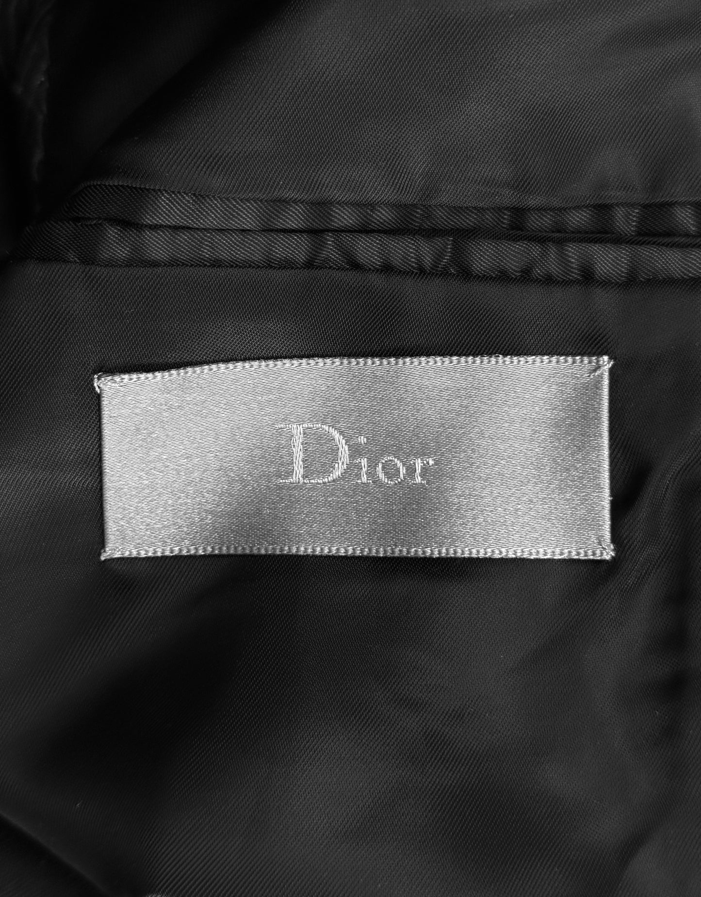 DIOR HOMME by Hedi Slimane SS07 "We Look Good Together" Metallic Two-Button Blazer
