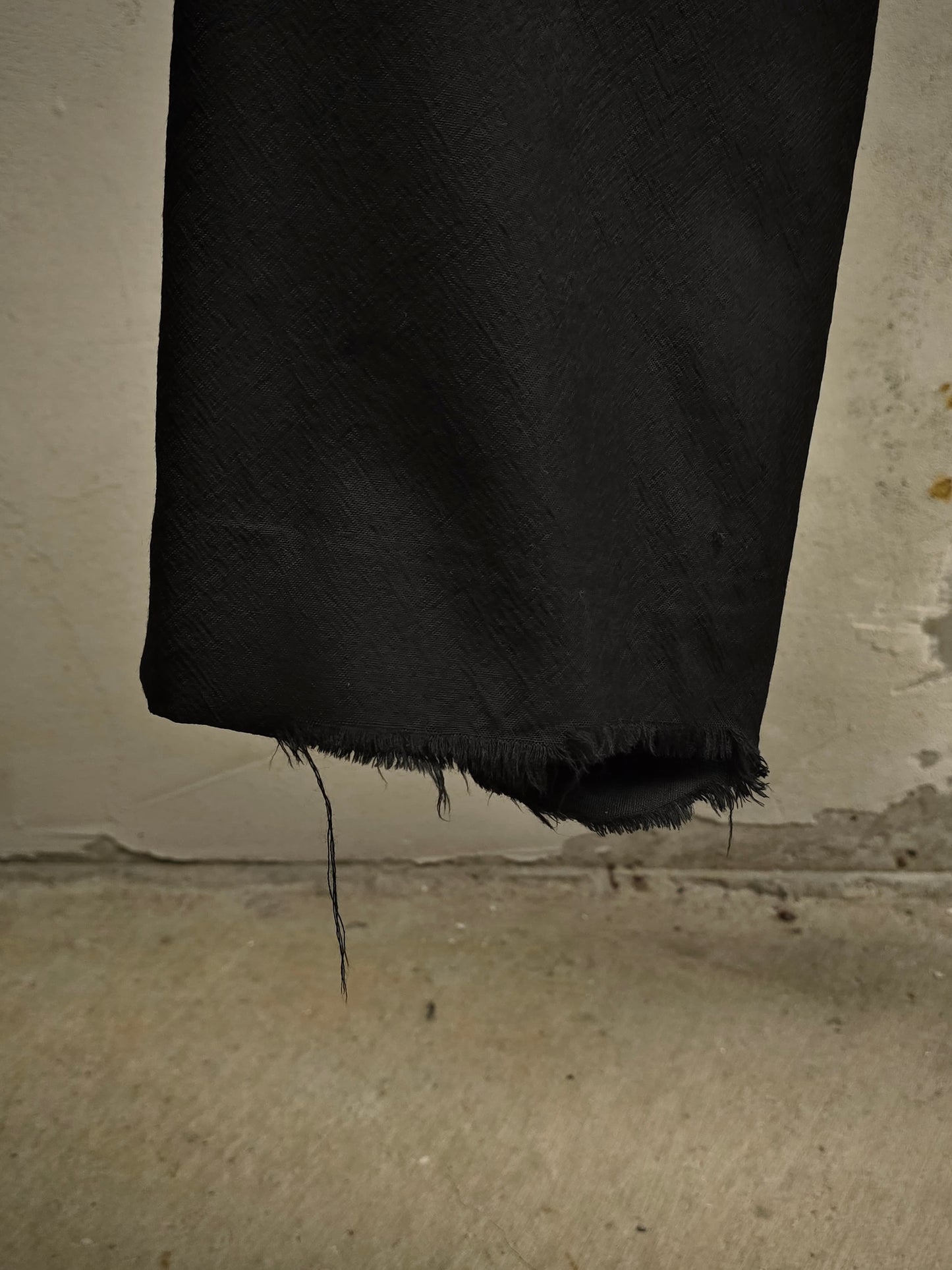 Rick Owens SS18 "DIRT" Drop-crotch Virgin Wool Wide Trousers detail | DRIEW GARMENTS