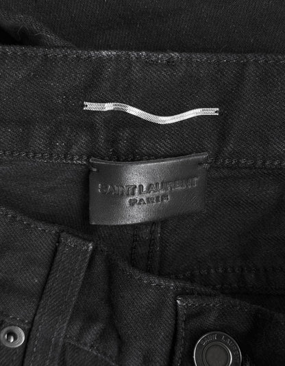 Saint Laurent Paris SS18 ‘D18’ Black Skinny Denim