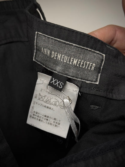 Ann Demeulemeester Early 00s Drawstring Cropped Riding Pants