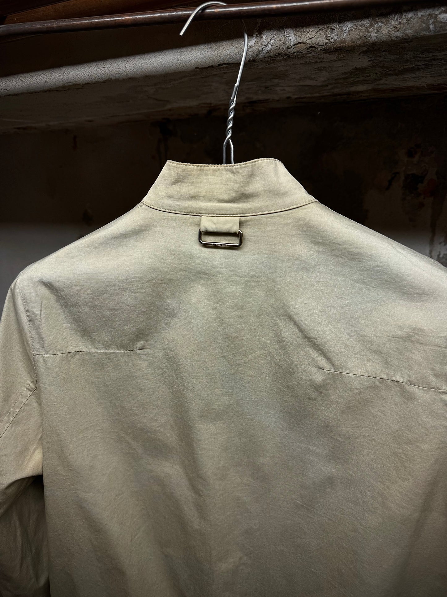 DIOR HOMME by Hedi Slimane SS07 “We Look Good Together”Beige Multi Zip Cropped Jacket