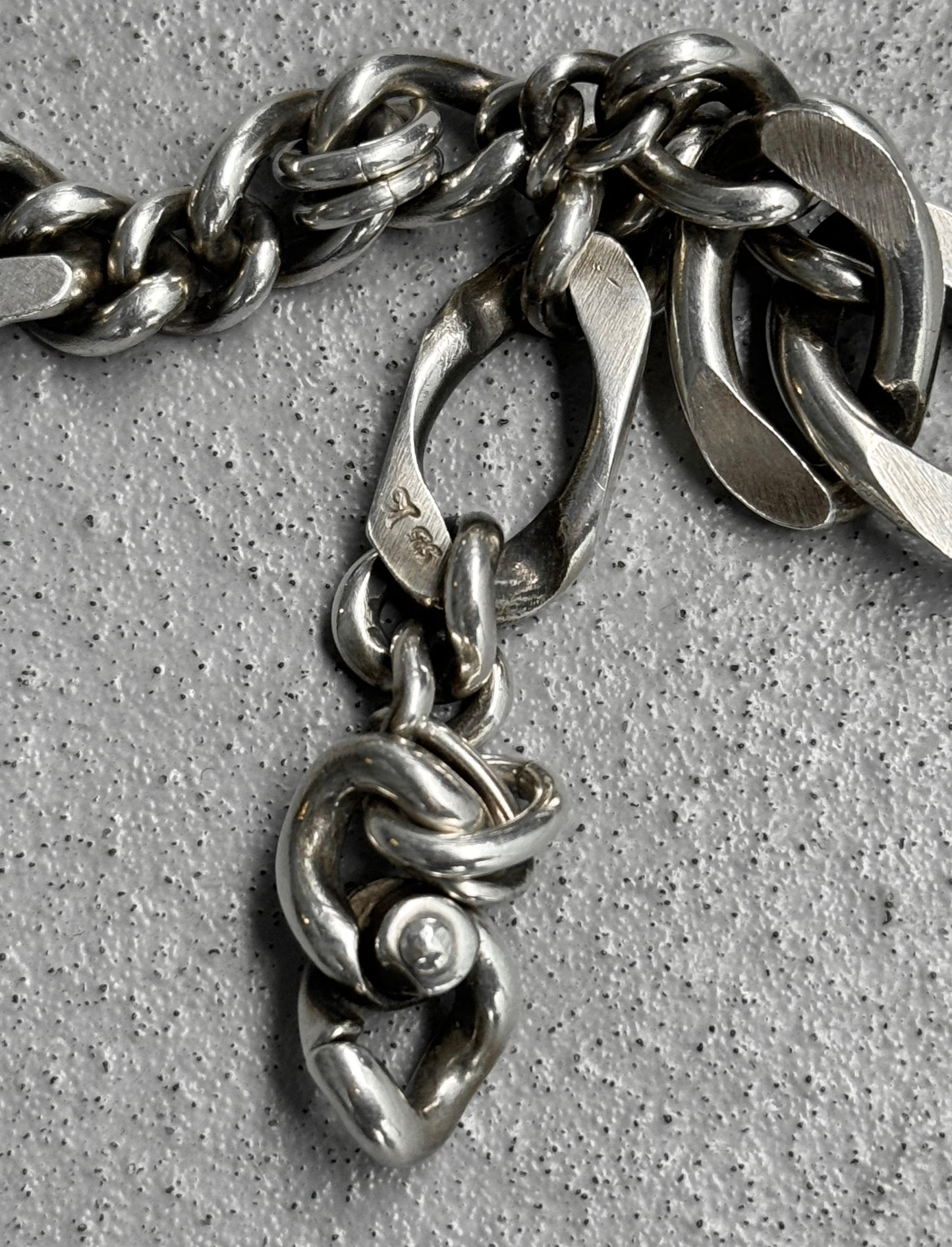 WERKSTATT:MÜNCHEN 'M2592’ Wild Links Silver Bracelet