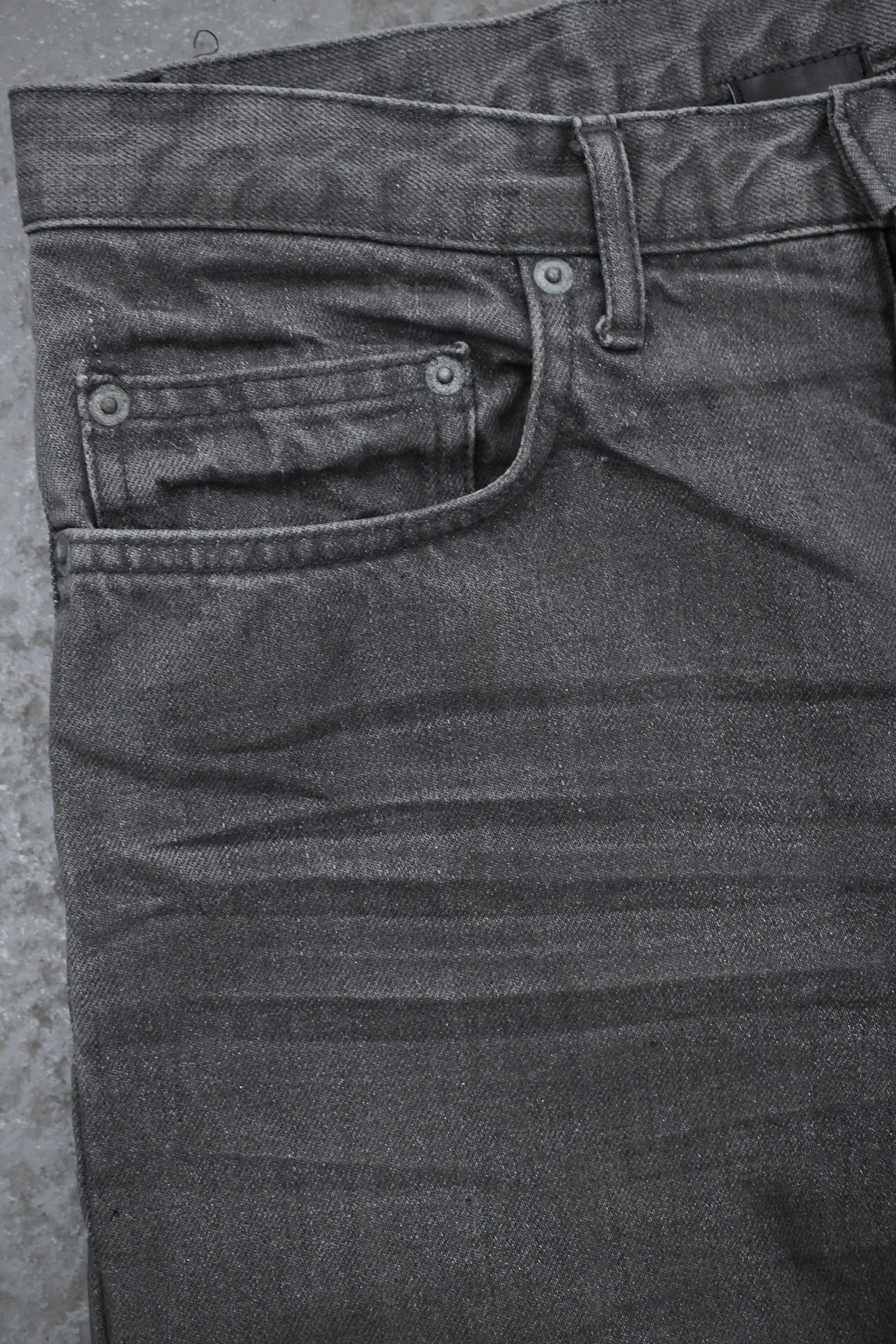 DIOR HOMME Early 00s Grey Glitter Bootcut Denim | DRIEW