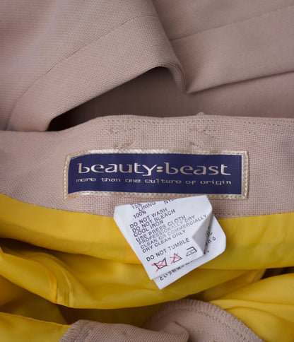 brand tag detail shot Beauty:beast AW02 Flamingo Bootcut ‘Astro’ Velcro Pocket Pants