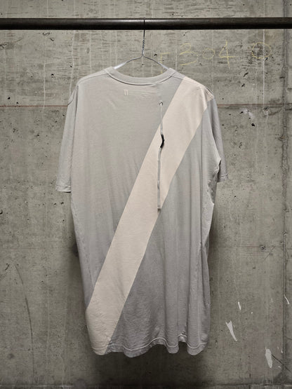 11 by Boris Bidjan Saberi AW21 'TS5' Light Grey League Stripe T-shirt