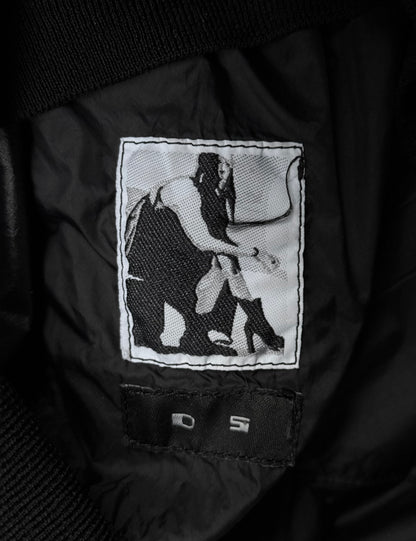 Rick Owens DRKSHDW SS15 "FAUN" MA-1 Flight Nylon Bomber Jacket detail | DRIEW GARMENTS