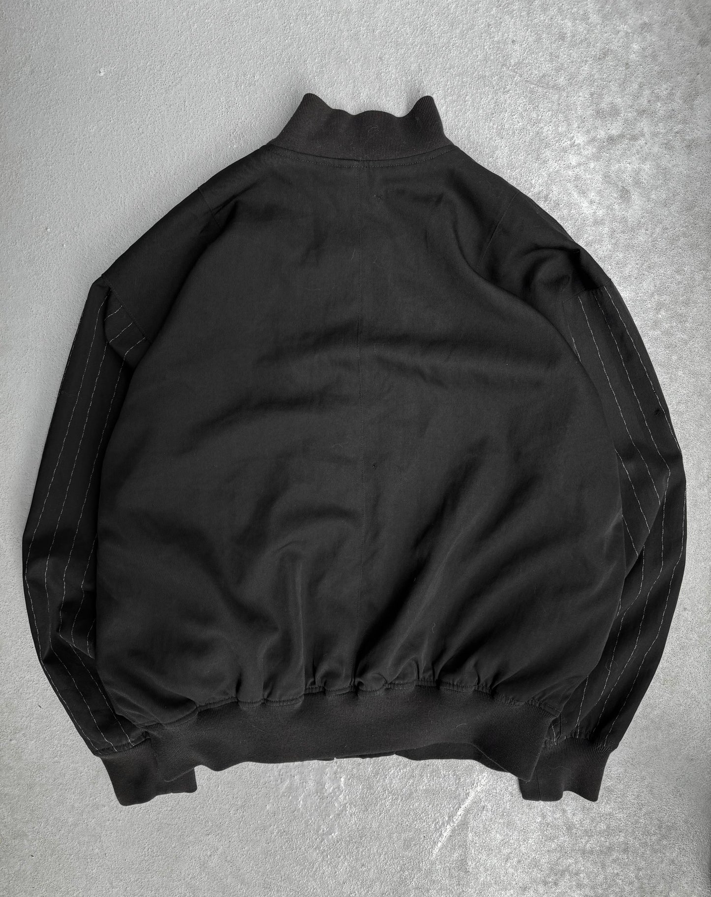 DUETRIO by Issey Miyake Vintage 80s Cropped Wool Bomber Jacket