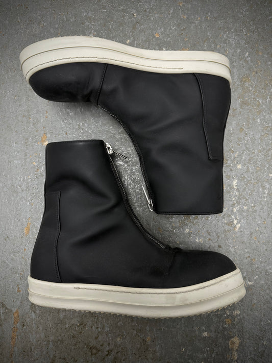 Rick Owens DRKSHDW AW20 “PERFORMA” Front Zip Polyurethane Sneaker Boots | Archive Fashion Toronto