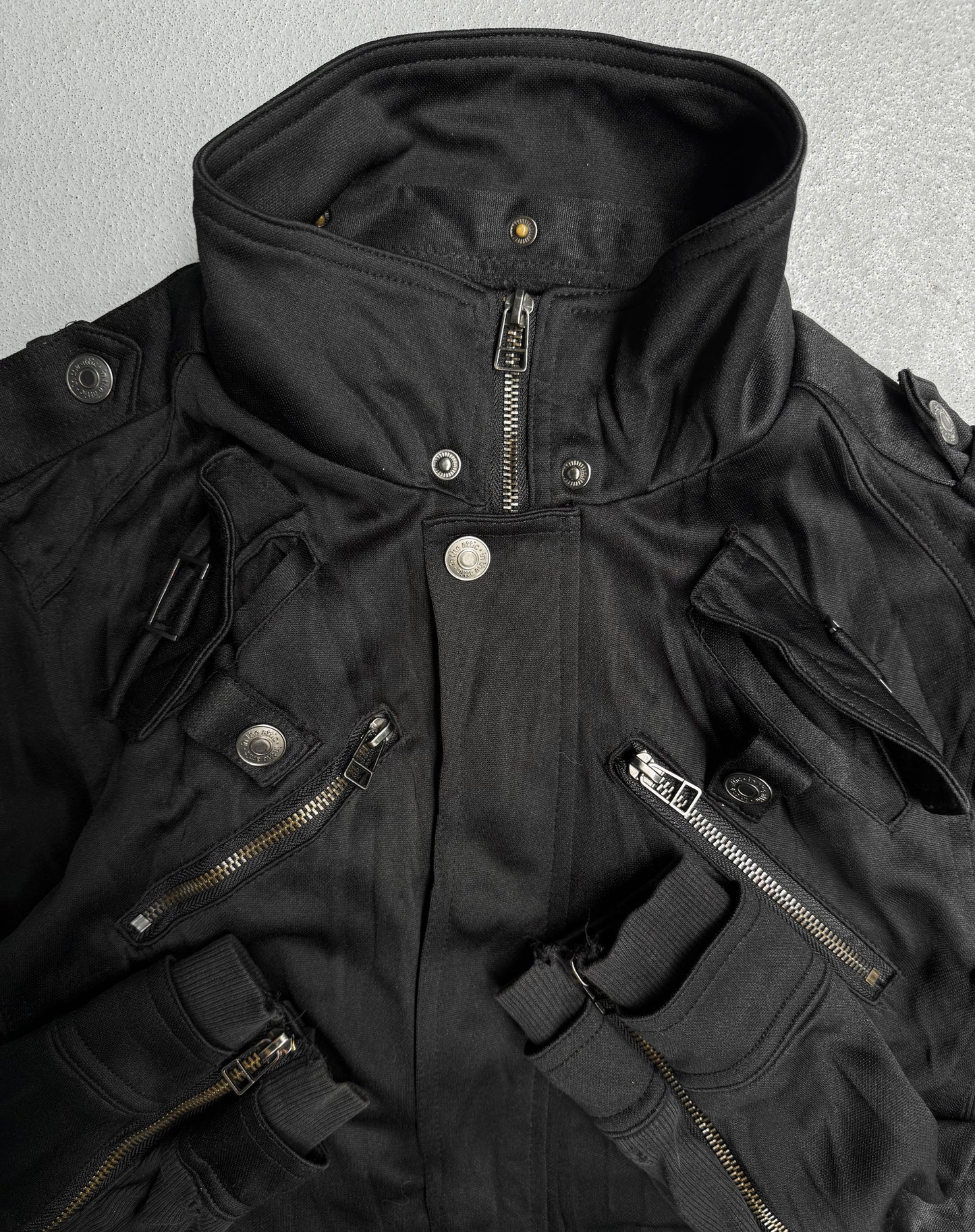 InTheAttic Early 00s Military Zip-up Track Jacket