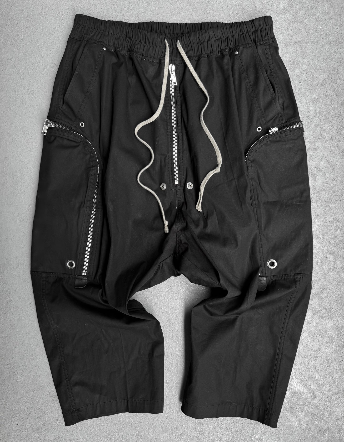 Rick Owens SS24 “LIDO” Cropped Bauhaus Cargo Pants