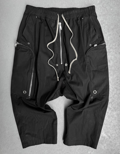 Rick Owens SS24 “LIDO” Cropped Bauhaus Cargo Pants