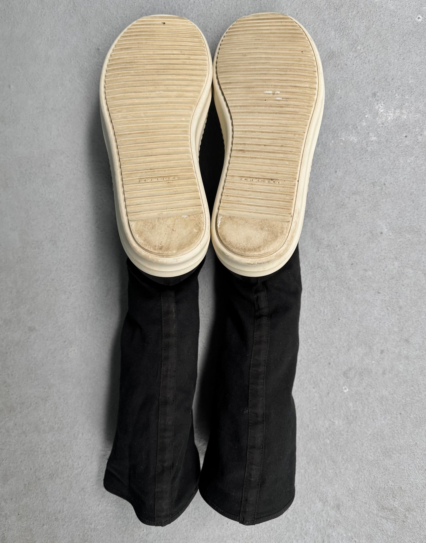 Rick Owens DRKSHDW AW15 “SPHINX” Canvas Sock Ramones Sneakers