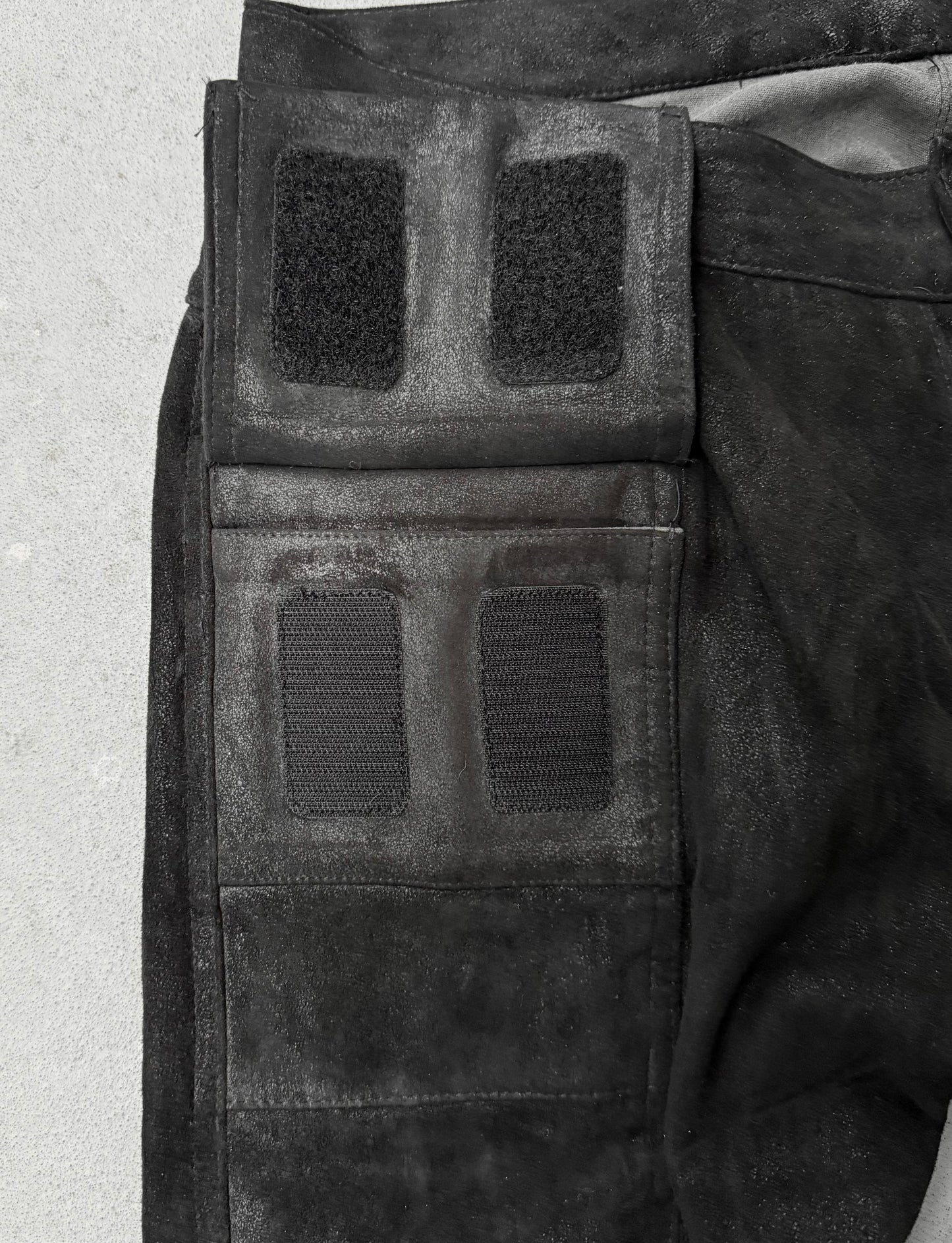 Rick Owens DRKSHDW SS15 “FAUN” Blistered Lambskin Leather Memphis Pants