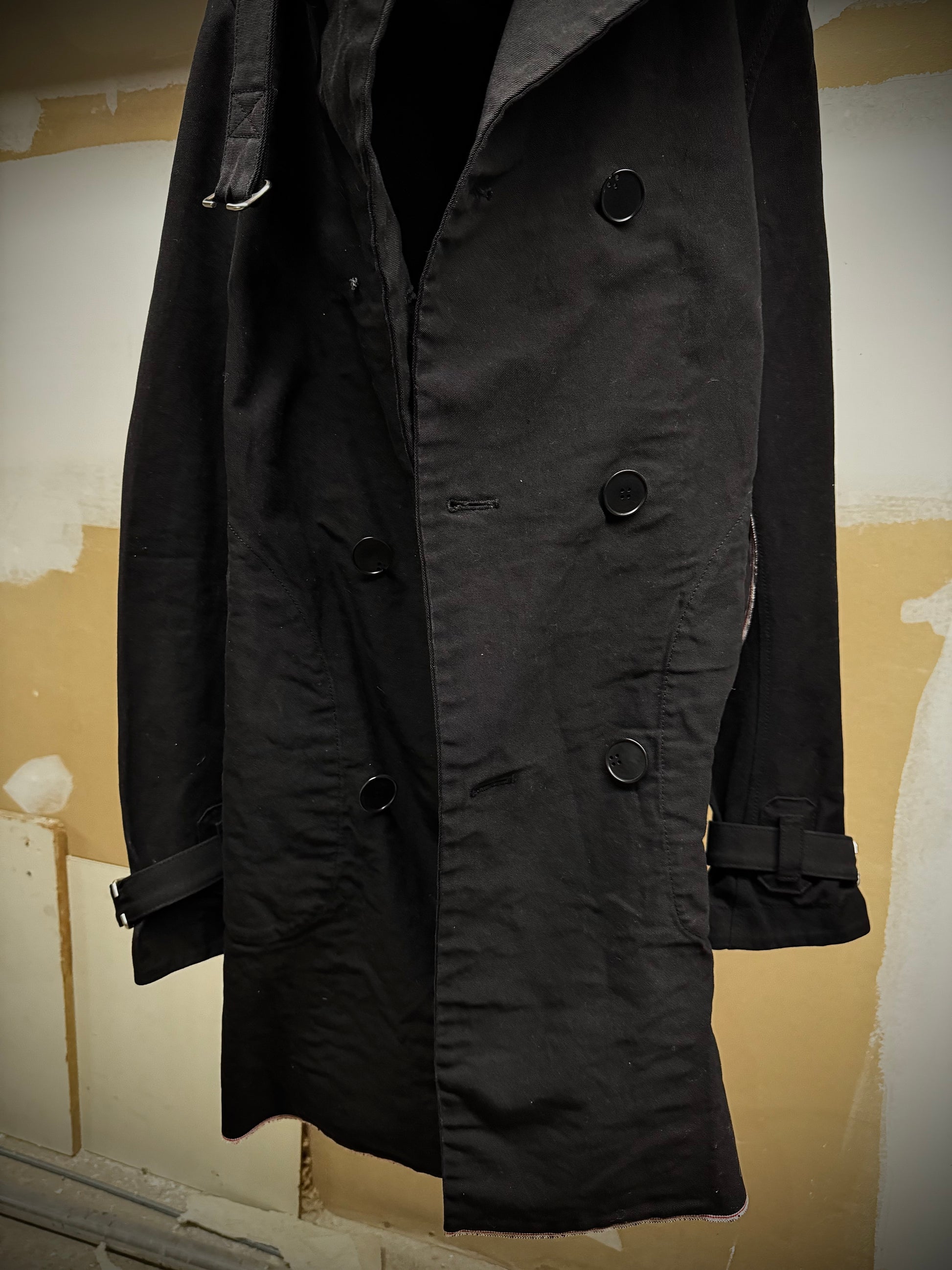 Carol Christian Poell 2010 'VM/2562SED PEDGE-PTA/10' SELF-EDGE Metre Double Breasted Coat detail | DRIEW GARMENTS
