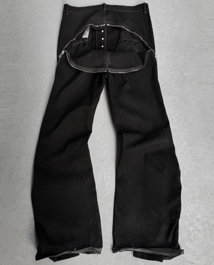 Rick Owens DRKSHDW SS22 “FOGACHINE” Bolan Banana Cut Flare Denim