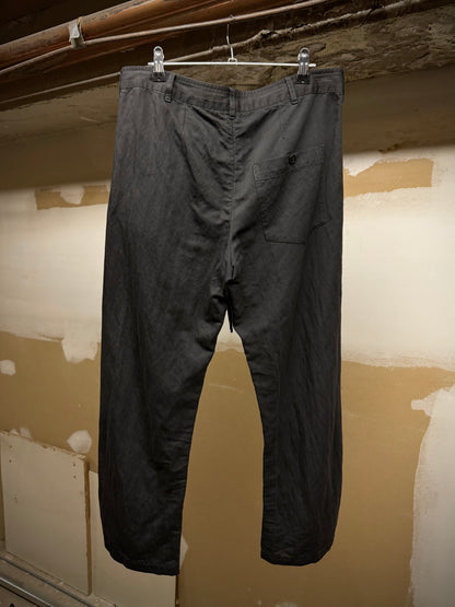 Ann Demeulemeester Early 00s Drawstring Cropped Riding Pants