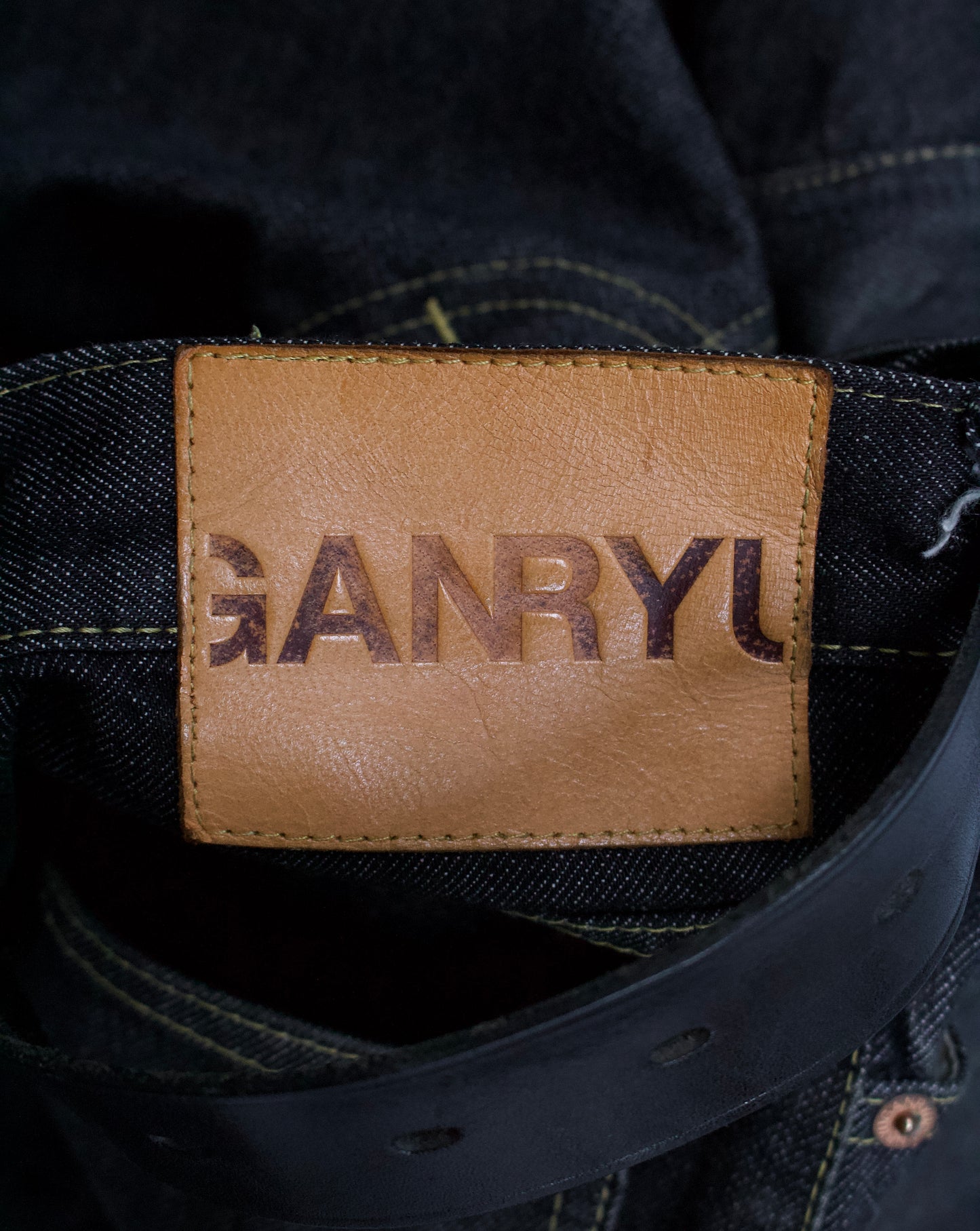 GANRYU SS14 Drop-Crotch Indigo Denim