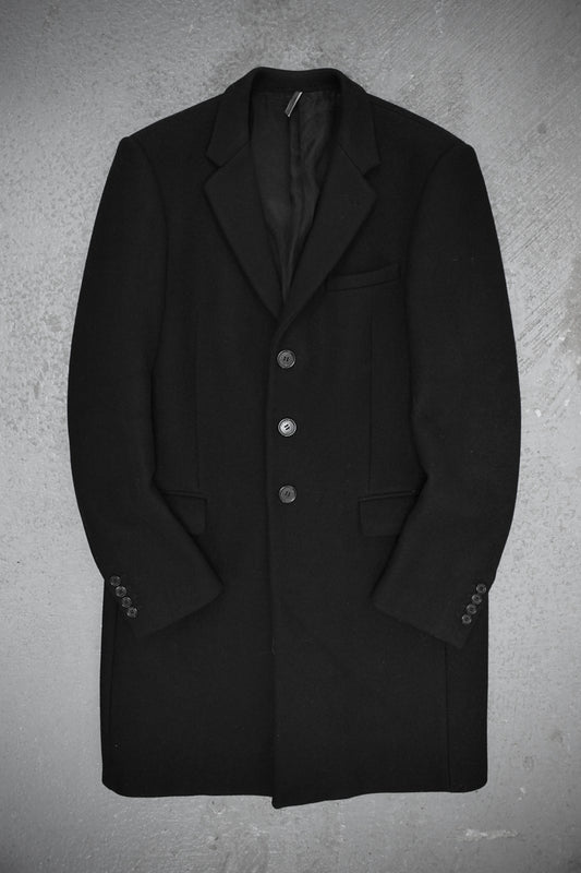 DIOR HOMME AW07 “NAVIGATE” by Hedi Slimane Japanese Exclusive Classic Tailored Heavy Wool Coat