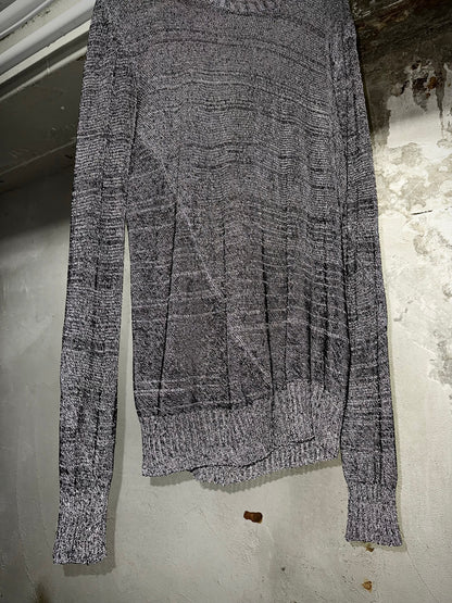 DEEPTI Collection °022-023 'K-164 LUX-96L' Reflective Longsleeve Knit detail | DRIEW GARMENTS