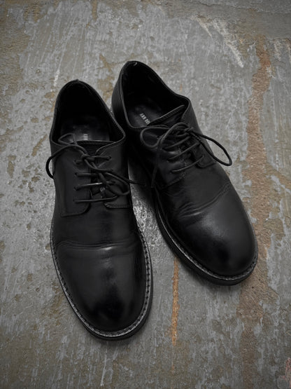 Ann Demeulemeester AW21 'Olivier' Cow Leather Derbies detail | DRIEW GARMENTS