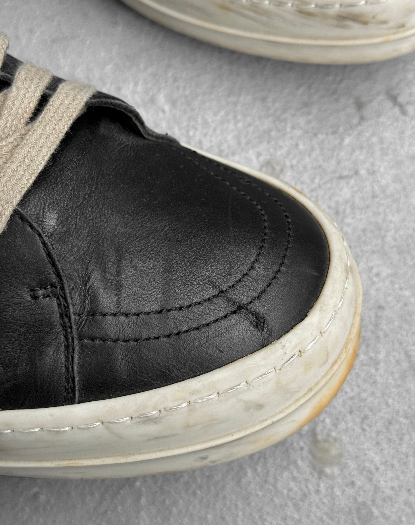 Rick Owens AW20 "PERFORMA" Vintage Low 'Vans' Leather Sneakers