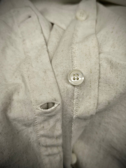 Carol Christian Poell SS05 "Dispossessed" Acid-Treated Flap Tank Top detail | DRIEW GARMENTS