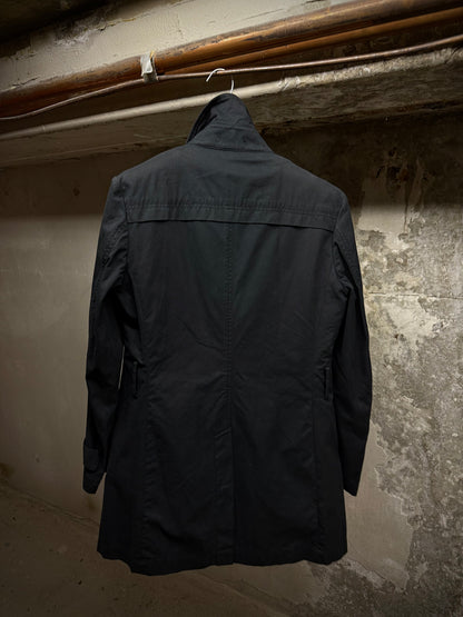 Tornado Mart Early 00s Quilt Lined Cotton Gaberdine Mac Coat