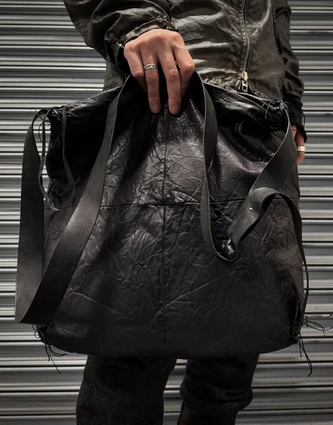 m.a+ by Maurizio Amadei 'BQ52' SY 1.0 Medium Square Messenger Bag