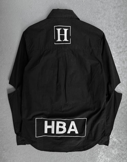 Hood By Air SS14 Graphic Zip-up Cut Out Shirts