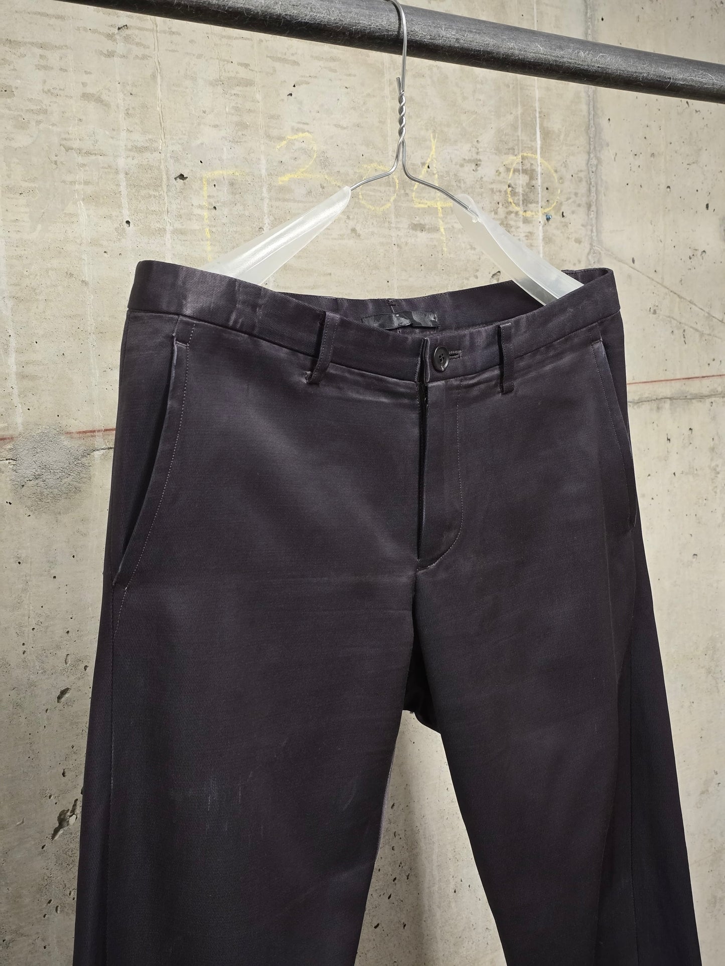 Julius_7 AW09 "CANON_2[protection_ism;]" Cotton Cupro Jersey Pants