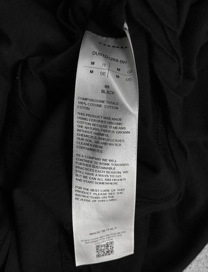 Rick Owens DRKSHDW SS24 “LIDO” Black Double-layered Hustler Long-sleeves