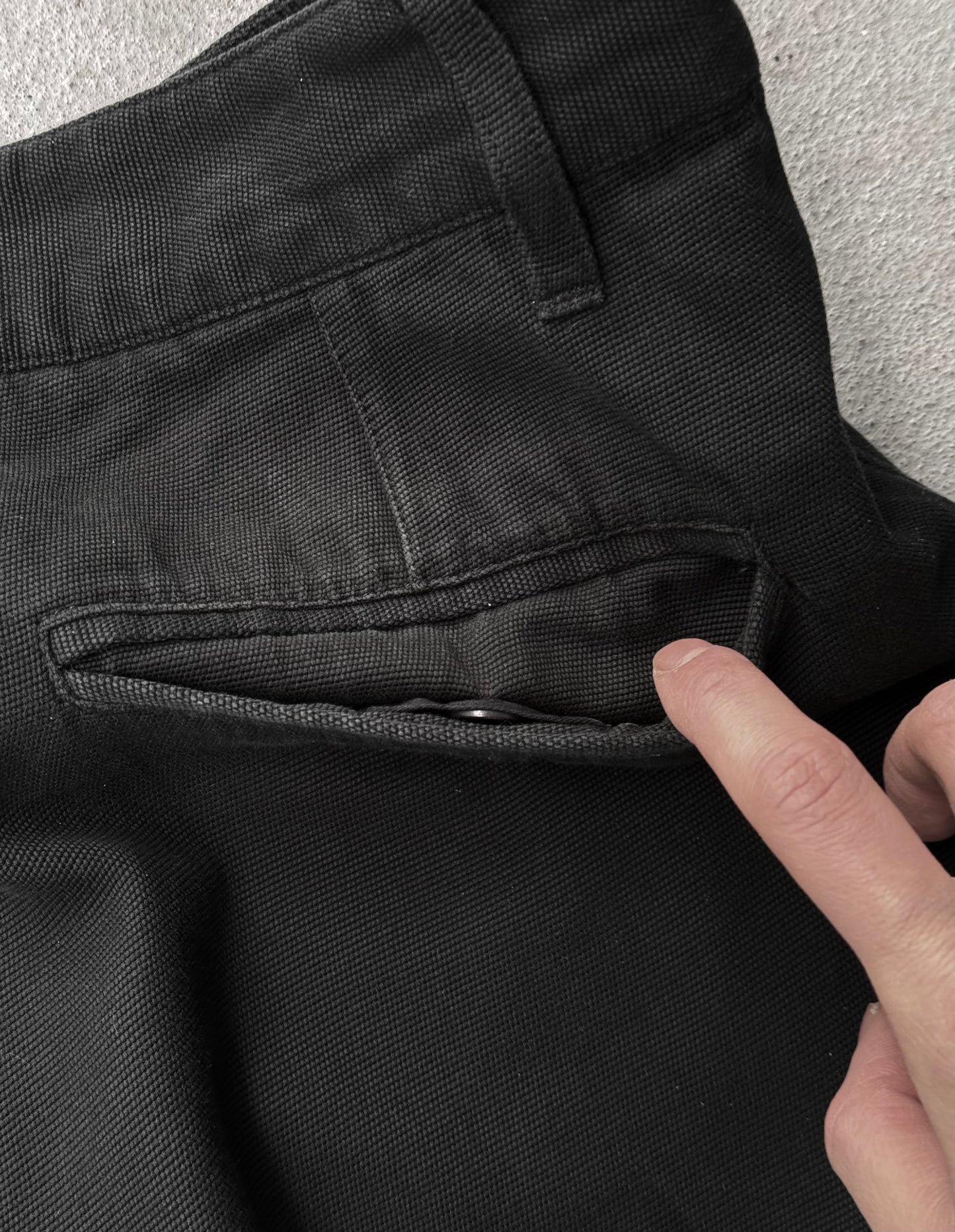 Ann Demeulemeester Early 00s Darted Cotton Pants