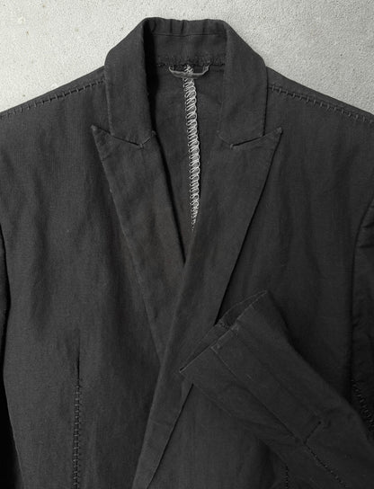 Leopold Bossert SS17 Overlock Stitch Classic Suit Jacket