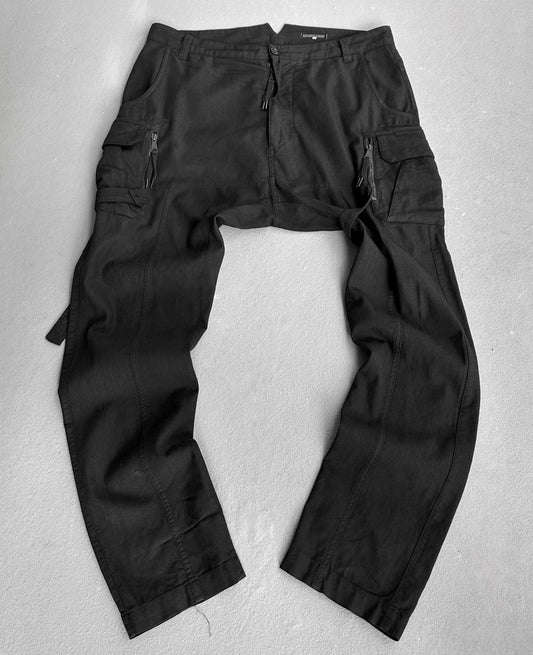 Alexandre Plokhov AW14 Drop-crotch Bondage Cargo Pants